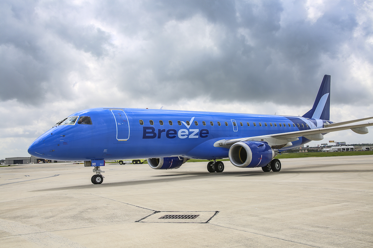 Breeze Airways leases three Embraer 190s from TrueNoord