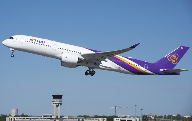 Avolon leases Airbus A350-900 to Thai Airways 