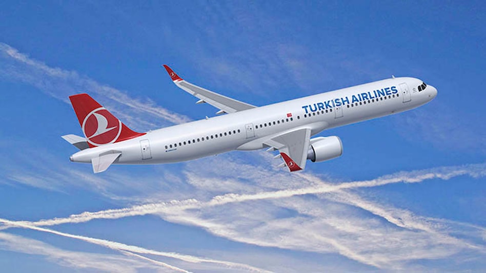 Airbus A321Neo delivered to Turkish Airlines by SMBC Aviation 