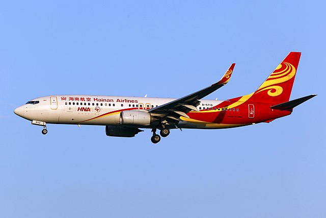 Hainan Airlines leases Boeing 737-800 from CDB Aviation 