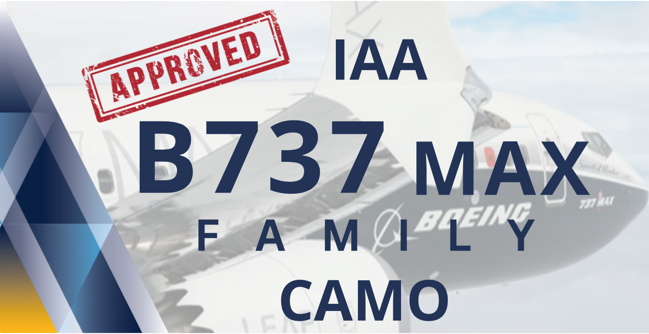 Boeing 737 MAX Family CAMO Approval Awarded to Acumen Aviation 