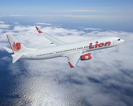 Lionair leases Boeing 737-900ER from AerCap  