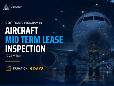Certificate Program in Aircraft Mid Term Lease Inspection (CCTMTLI)