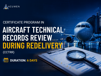 Certificate Program in Aircraft Technical Records Review During Redelivery (CCTRR)