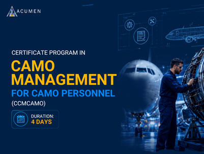 Certificate Program in CAMO Management For CAMO Personnel (CCMCAMO)